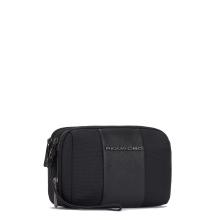 Piquadro Pochette a due scomparti in tessuto riciclato Brief 2 - 2