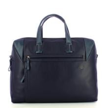Piquadro Cartella Porta PC Pan Blu - 1