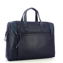Piquadro Cartella Porta PC Pan Blu - 2