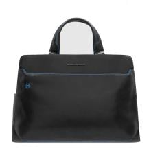 Piquadro Cartella Porta PC Blue Square 15.6" Nero - 1