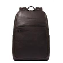 Piquadro Zaino Porta PC Black Square 14" Testa Di Moro - 1