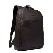 Piquadro Zaino Porta PC Black Square 14" Testa Di Moro - 2