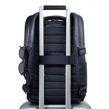 Piquadro Zaino Cronus Porta PC 14" Blu - 3