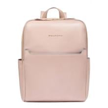 Piquadro Zainetto Blue Square Porta PC 14" Rosa2 - 1