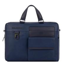Piquadro Cartella Porta PC Finn 14.0 Blu - 1