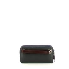 Piquadro Astuccio in pelle Blu/Marrone - 3