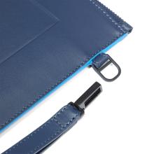 Piquadro Pochette Blue Square Blu - 4