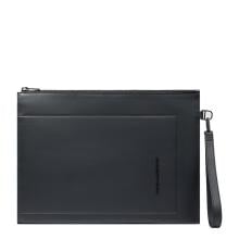 Piquadro Pochette Blue Square Nero - 1