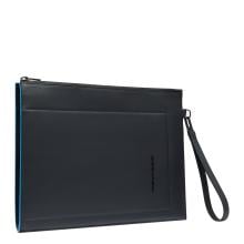 Piquadro Pochette Blue Square Nero - 2