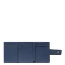 Piquadro Portafoglio Verticale RFID Russel Blu - 3