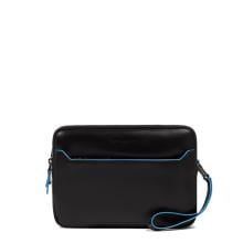 Piquadro Pochette con chiusura con impronta digitale Blue Square Nero - 1