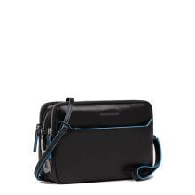 Piquadro Pochette con chiusura con impronta digitale Blue Square Nero - 2
