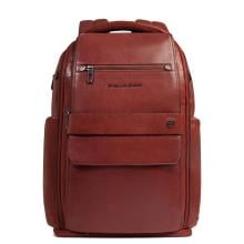 Piquadro Zaino Porta PC con porta USB Solm 15.6" Cuoio - 1