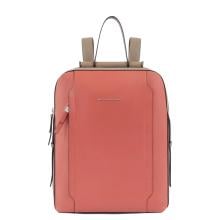 Piquadro Zaino Circle Porta PC 14" Arancio Testa di Moro - 1