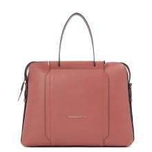 Piquadro Cartella in pelle Donna Porta PC Circle 14.0 Arancio Testa di Moro - 1