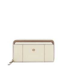 Piquadro Portafoglio Circle Zip Around Beige Cuoio - 1