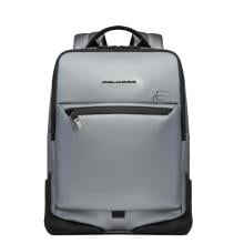 Piquadro Zaino Porta PC Corner 2.0 14" Metallizzato Grigio - 1