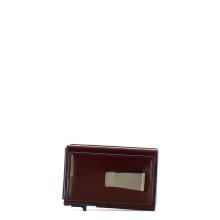 Piquadro Porta Carte Sliding System Blue Square Mogano - 2
