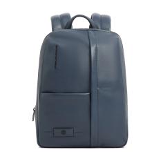 Piquadro Zaino Espandibile Russel Porta PC 14.0 Blu - 1