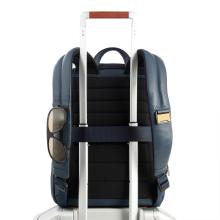 Piquadro Zaino Espandibile Russel Porta PC 14.0 Blu - 3