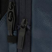 Piquadro Zaino Espandibile Russel Porta PC 14.0 Blu - 5