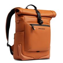 Piquadro Zaino Corner Roll-Top Porta PC 15.6" Cuoio - 2