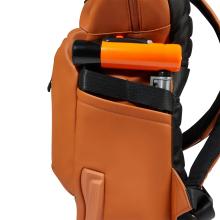 Piquadro Zaino Corner Roll-Top Porta PC 15.6" Cuoio - 4