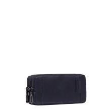 Piquadro Pochette Uomo 3 scomparti Blu - 2