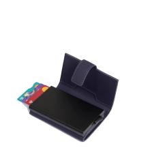 Piquadro Porta Carte Sliding System Corner 2.0 Blu - 4