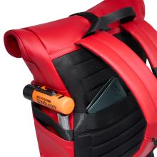 Piquadro Zaino Corner Roll-Top Porta PC 15.6" Ducati Rosso - 4