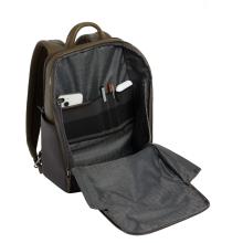 Piquadro Zaino Porta PC Black Square 14" Verde Testa Di Moro - 2