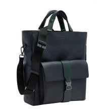 Piquadro Materia tote bag porta PC 14" Blu Verde - CA7265W151/BLUVE - 2