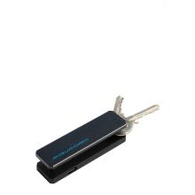 Piquadro Portachiavi Blue Square con tracker Blu2 - 3
