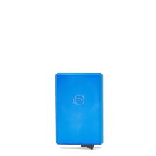Piquadro Porta Carte Sliding System MagSafe® Blu - 2