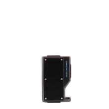 Piquadro Porta carte Blue Square elastico Nero - 1