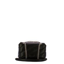 Pinko Mini Borsa a tracolla Love Puff Nero Old Silver - 3