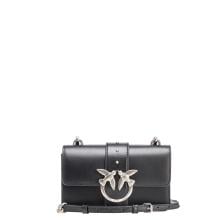 Pinko Mini Borsa a tracolla Love One Nero Old Silver - 1