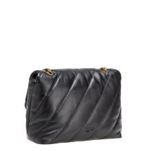 Pinko Borsa a tracolla Large Love Puff Nero Antique Gold - 3
