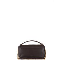 Pinko Tracolla mini Click Soft Horizontal Marrone Marasca Antique Gold - 107038A3CX M12Q - 3