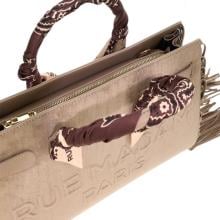 RUMA Canyon Tote Fringes Suede Grey - 3