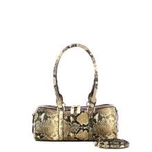 Ermanno Firenze Brianna Python piccola bowling bag Beige - 12402201 3 - 4