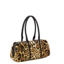 Ermanno Firenze Brianna Leopard Fur bowling bag - 12402211 3203 - 2