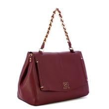 Ermanno Firenze EBA27 large flap bag Eggplant - 12402223 4205 - 2