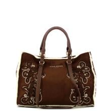 Ermanno Firenze Barbara Shirling tote piccola Dark Brown - 12402298 2259 - 1