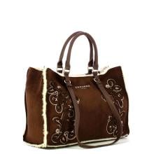 Ermanno Firenze Barbara Shirling tote piccola Dark Brown - 12402298 2259 - 2