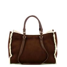 Ermanno Firenze Barbara Shirling tote piccola Dark Brown - 12402298 2259 - 3