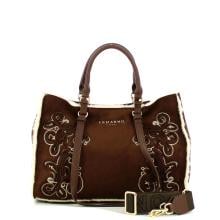 Ermanno Firenze Barbara Shirling tote piccola Dark Brown - 12402298 2259 - 4