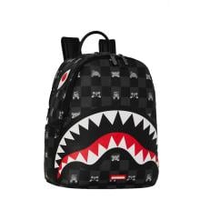 Sprayground Zaino Small Gray Peeking Character Check Savage Limited Edition - 2