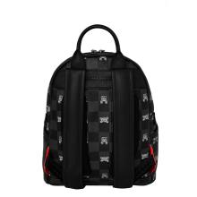 Sprayground Zaino Small Gray Peeking Character Check Savage Limited Edition - 3