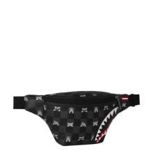 Sprayground Marsupio Gray Peeking Character Check Savvy Limited Edition - 2
